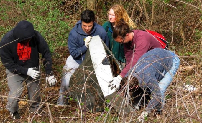 TV Castanea Rail Trail Clean-up